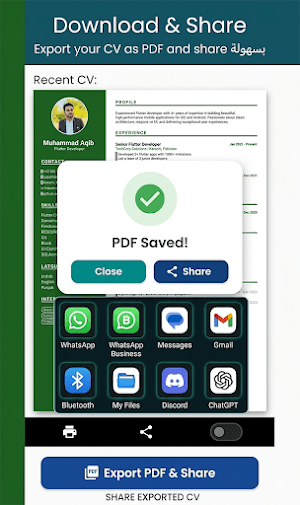 CV Builder–Resume Maker & PDF Screenshot 2