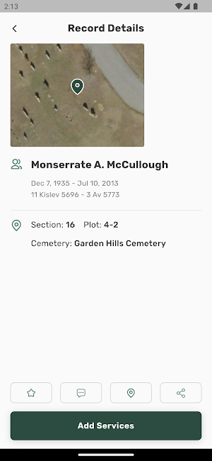 Garden Hills Cemetery Screenshot 2