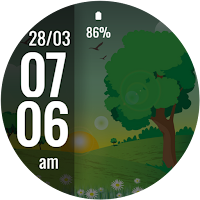 Spring Sunrise Digital Watch