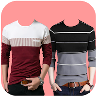 Men Fashion T Shirt Photo Suit