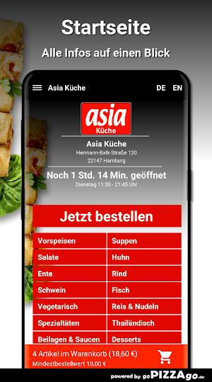Asia Küche Hamburg Screenshot 1