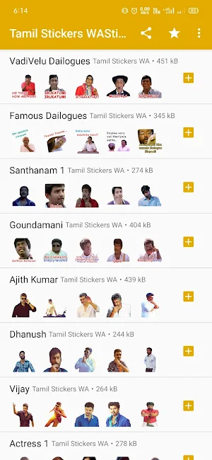 WASticker - Tamil Stickers Screenshot 0
