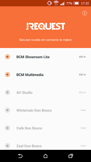 BCM Request Screenshot 1