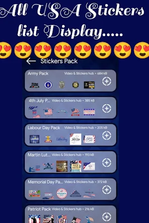 USA Stickers For Whatsapp Screenshot 3