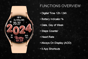 EY19 NewYear 2024 WatchFace Screenshot 2