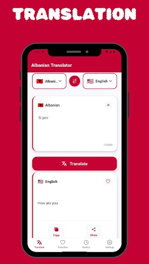 Albanian Translator Screenshot 0