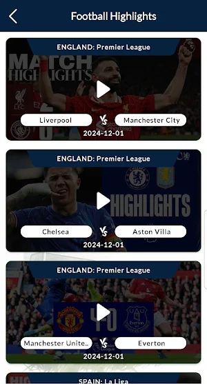 Live Football TV HD Streaming Screenshot 1