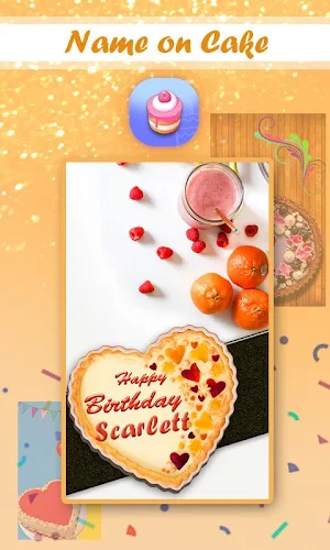 Photo On Birthday Cake - Cake with name and photo Screenshot 0
