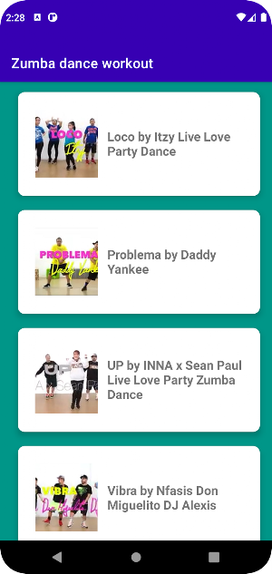 Zumba dance workout Screenshot 1