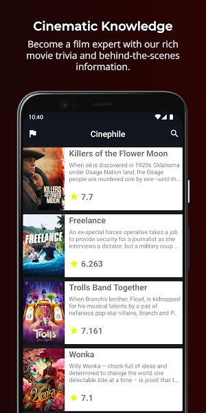 Cinephile: Dive into Films! Screenshot 2