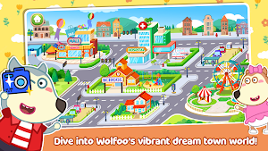 Wolfoo's Town: Dream City Game Screenshot 1