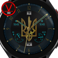 Ukraine Analog Watch Face