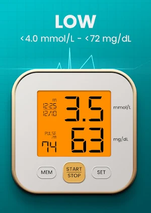 Blood Sugar - Diabetic Checker Screenshot 3