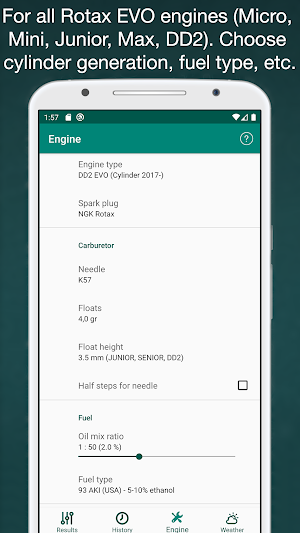 Jetting Rotax Max EVO Kart Pro Screenshot 3