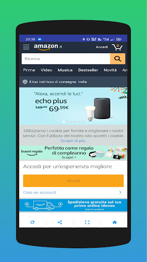 Online Shopping Italy Screenshot 2