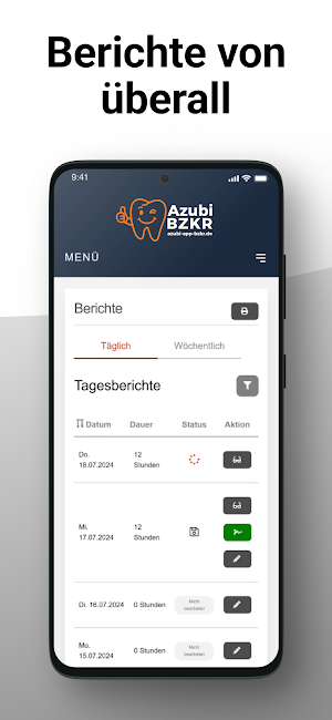 Azubi-BZKR Screenshot 2