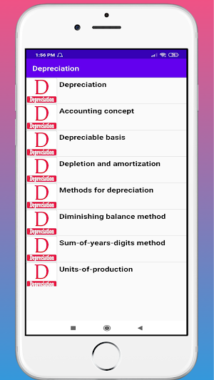 Depreciation Screenshot 0