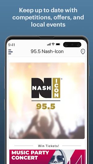 95.5 Nash Icon Screenshot 2