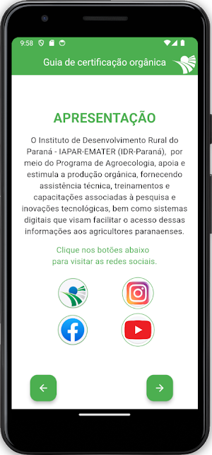 IDR Orgânico Screenshot 1