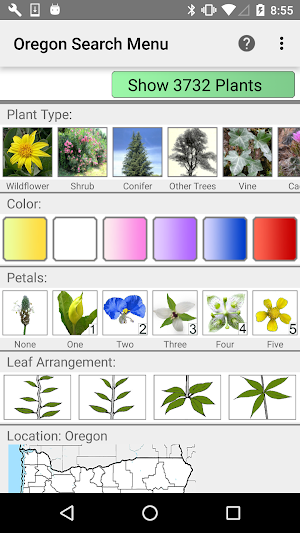 Oregon Wildflower Search Screenshot 0