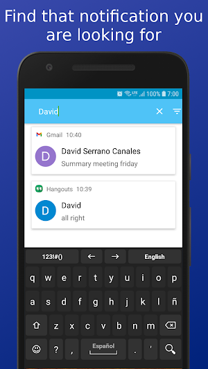 Notification History – Save past notifications Screenshot 1