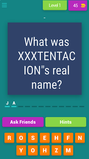 XQUIZ: XXXTENTACION CHALLENGE Screenshot 0