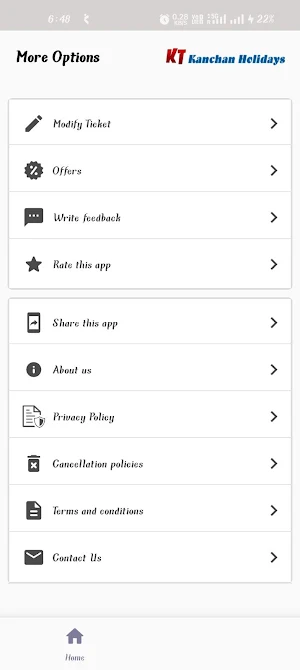 Kanchan Travels Screenshot 1