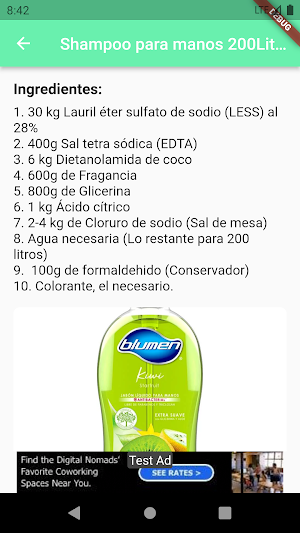 Productos de limpieza Screenshot 2