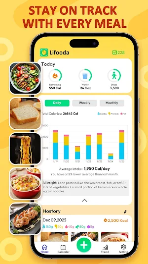 Lifooda - AI Calorie Tracker Screenshot 2