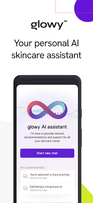 glowy AI - Skincare assistant Screenshot 0