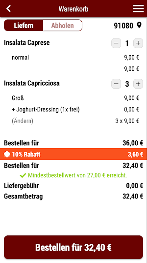 Pizzeria Pompeij Screenshot 1