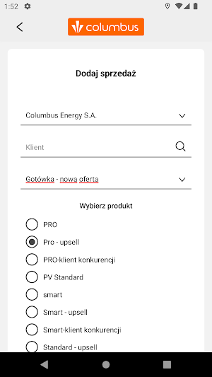 Columbus Doradca Energetyczny Screenshot 1