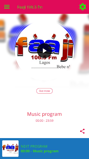 Faaji 106.5 fm Screenshot 0