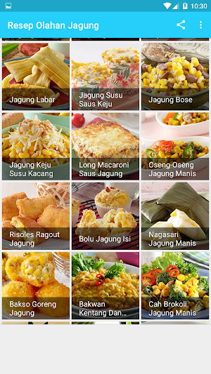 Resep Olahan Jagung Screenshot 2