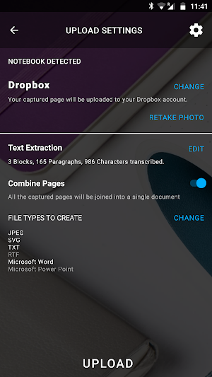 Moleskine Page Camera Screenshot 3