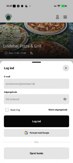 Lindehøj Pizza & Grill Screenshot 1