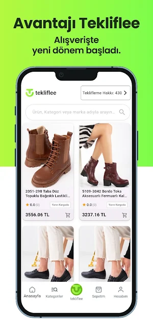 Tekliflee Screenshot 2