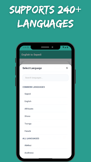 English to Sepedi Translator Screenshot 3