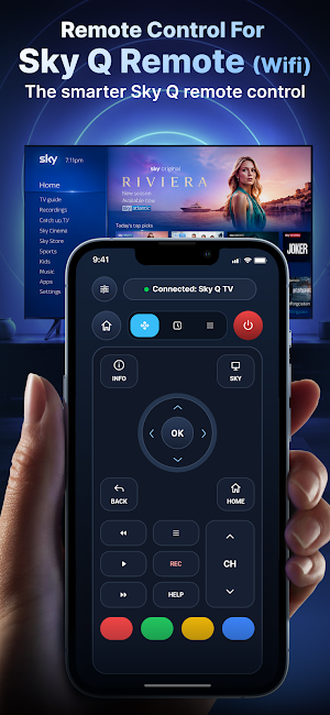 Remote for Sky Q TV Screenshot 0