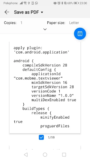 Text Viewer Screenshot 3