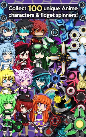 Anime Fidget Spinner Battle Screenshot 0