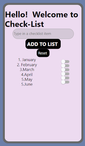 Check List Screenshot 0