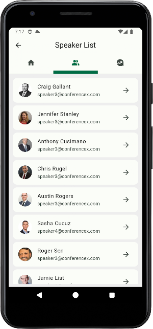 Conference Manager Screenshot 2