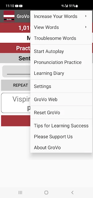 GroVo Latvian Screenshot 1