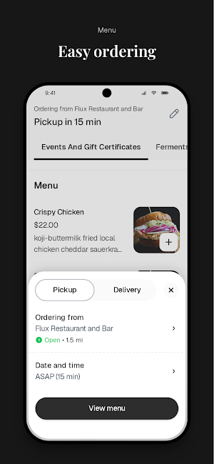 Flux Restaurant and Bar Screenshot 2