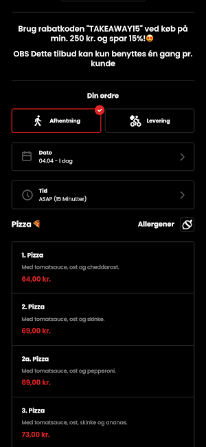 Byens Take Away - Middelfart Screenshot 1