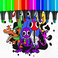 Fun Rainbow Friends Coloring
