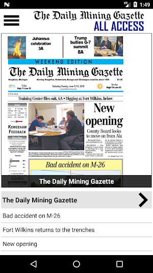 The Mining Gazette All Access Screenshot 0