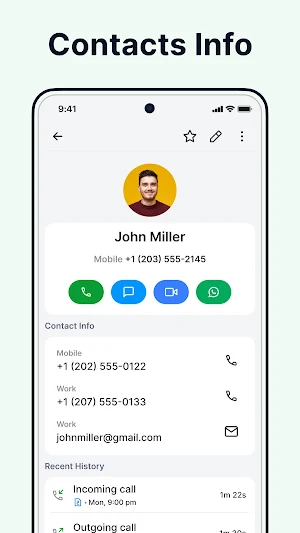 Contacts: Phone Calls, Dialer Screenshot 3