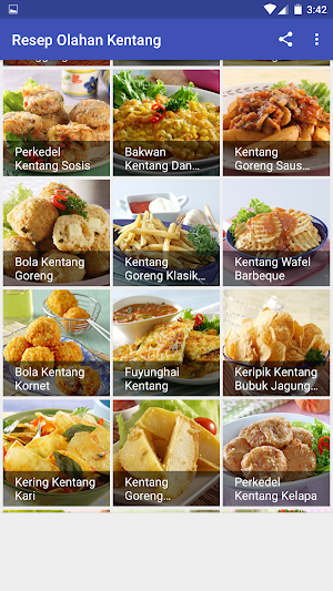 Resep Olahan Kentang Screenshot 3